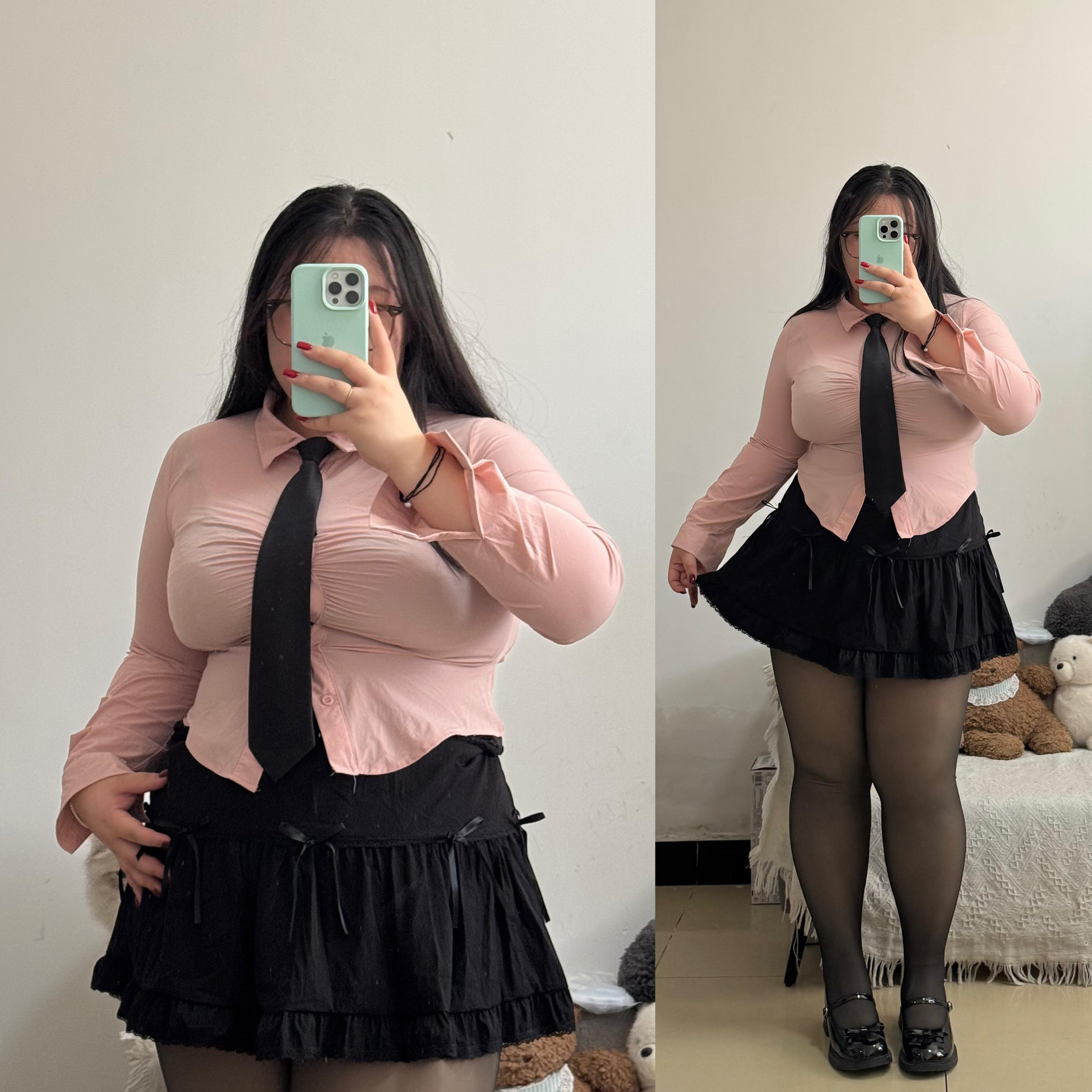 Office Lady Collection — Pre-worn Black Stockings (Vacuum Sealed)