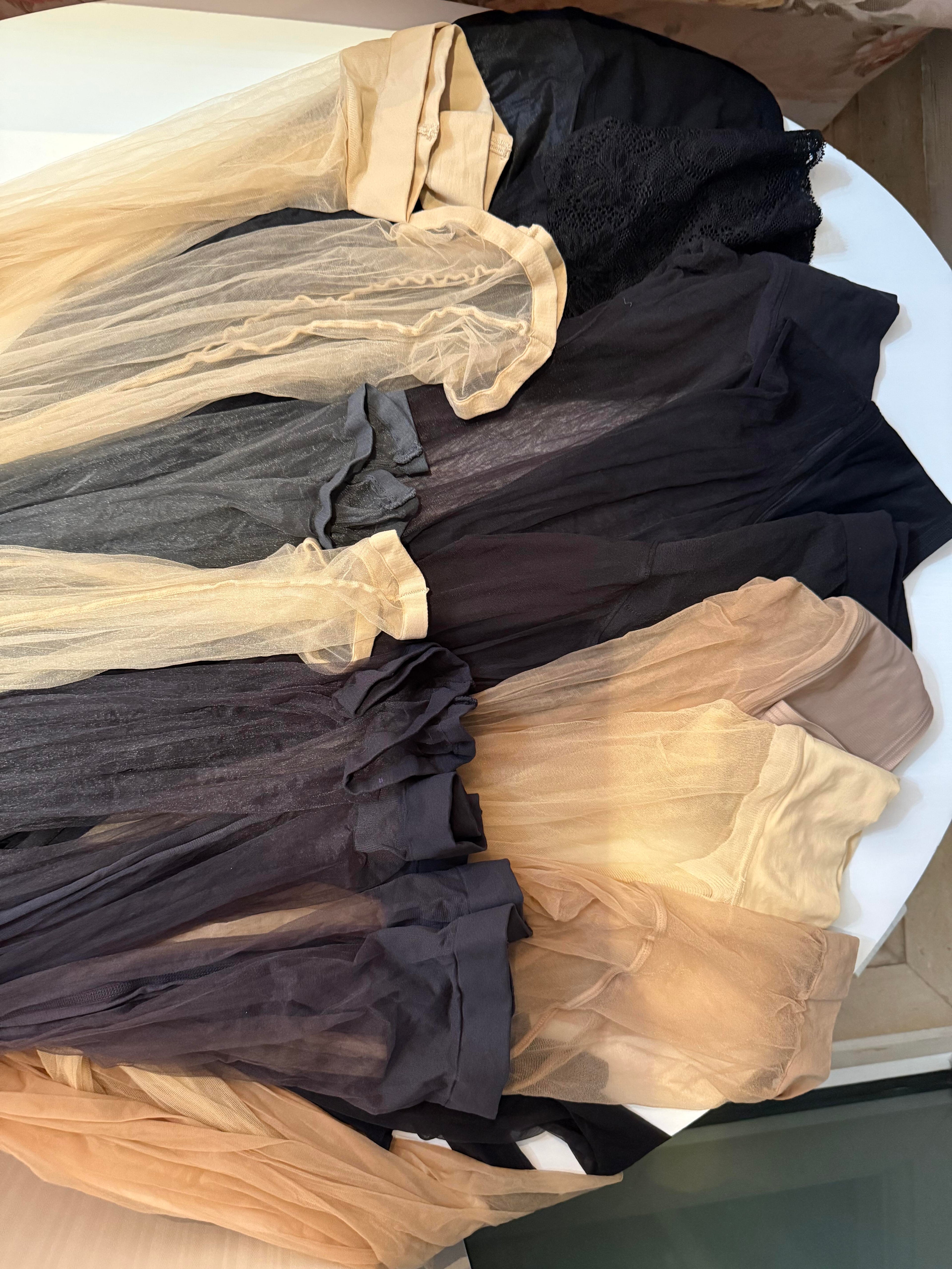 Worn Stockings   Premium Pre-owned OL Uniform & Matching Pre-worn Stockings Set