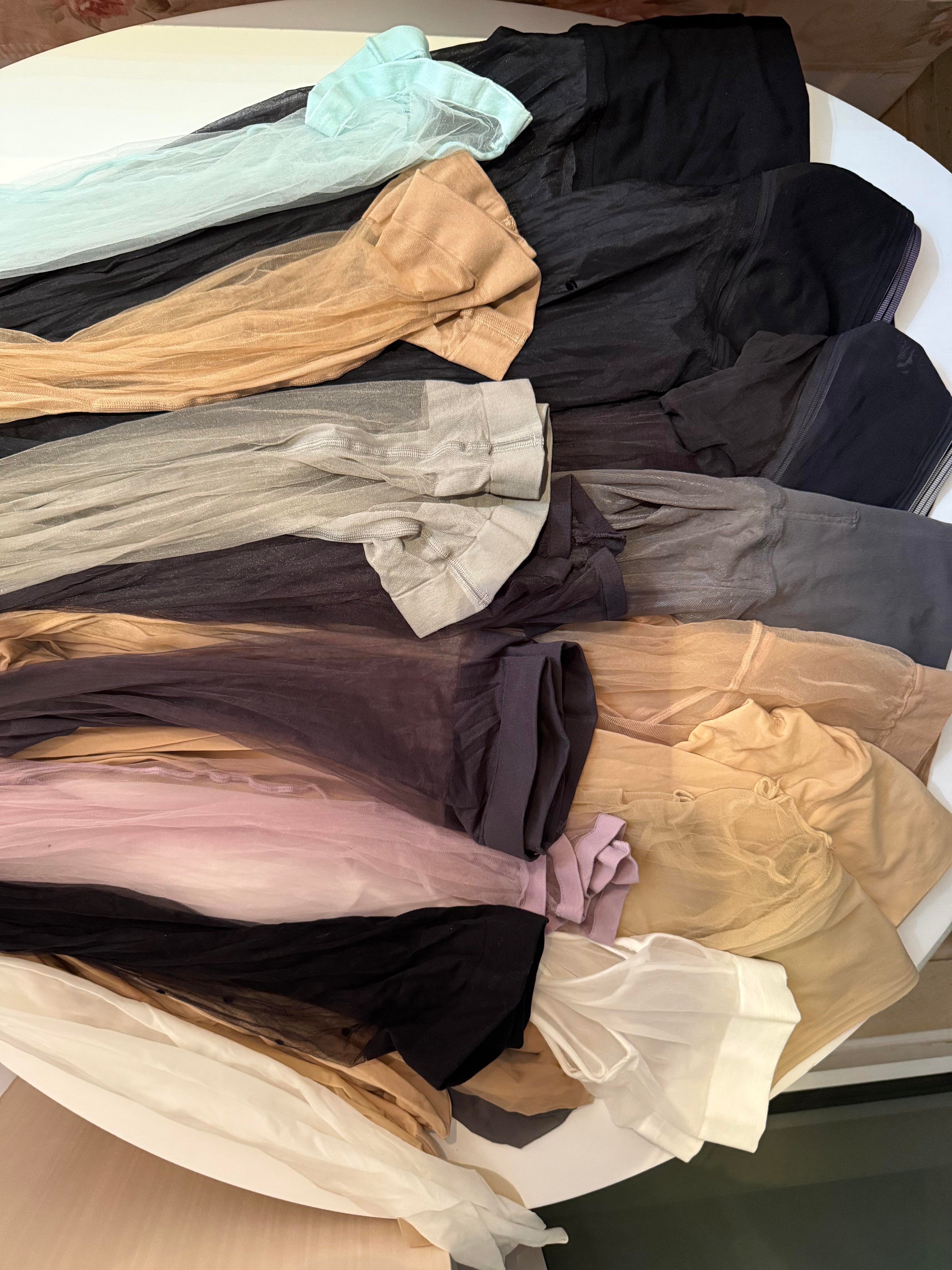 Worn Stockings   Premium Pre-owned OL Uniform & Matching Pre-worn Stockings Set