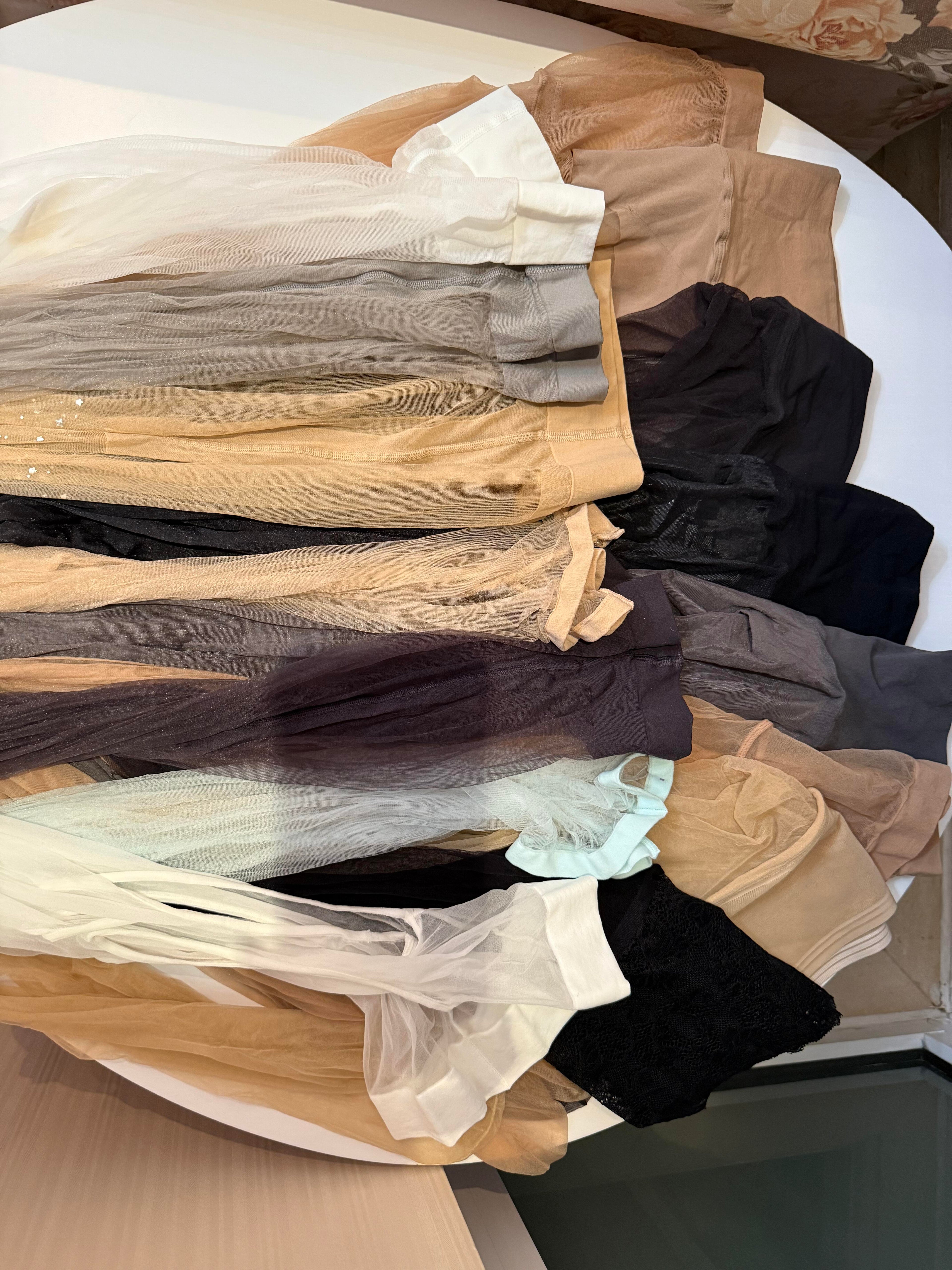 Worn Stockings   Premium Pre-owned OL Uniform & Matching Pre-worn Stockings Set