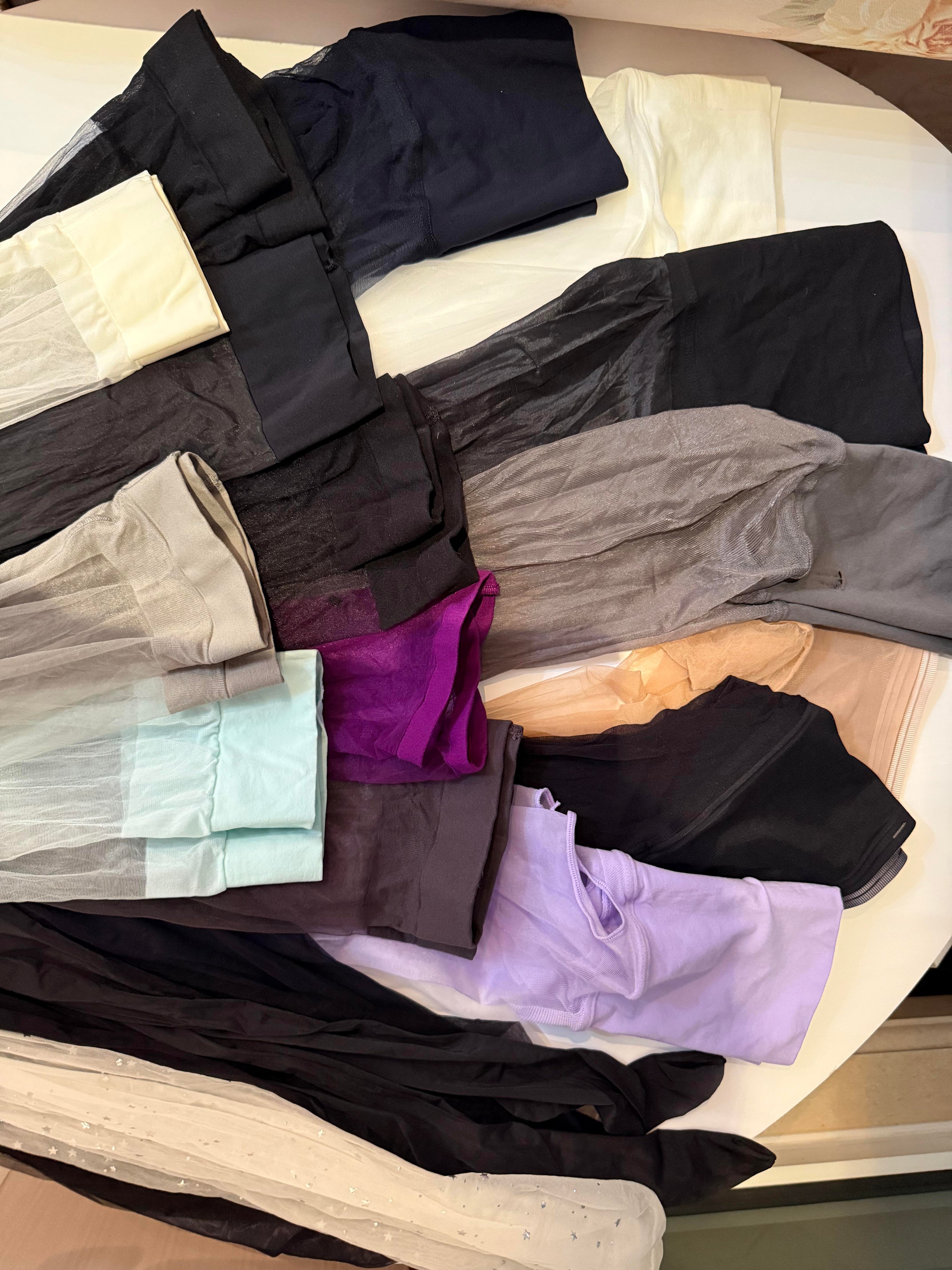 Worn Stockings   Premium Pre-owned OL Uniform & Matching Pre-worn Stockings Set