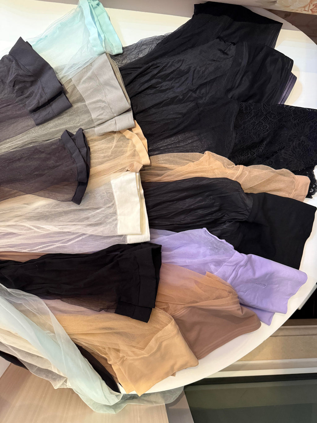 Worn Stockings   Premium Pre-owned OL Uniform & Matching Pre-worn Stockings Set