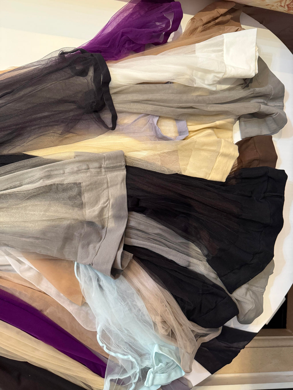 Worn Stockings   Premium Pre-owned OL Uniform & Matching Pre-worn Stockings Set