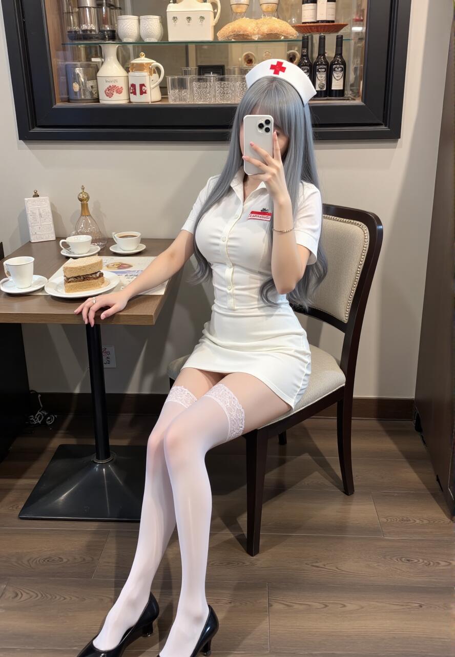 Premium Pre-worn Stockings Set — Secretary OL & Nurse Costume Collection
