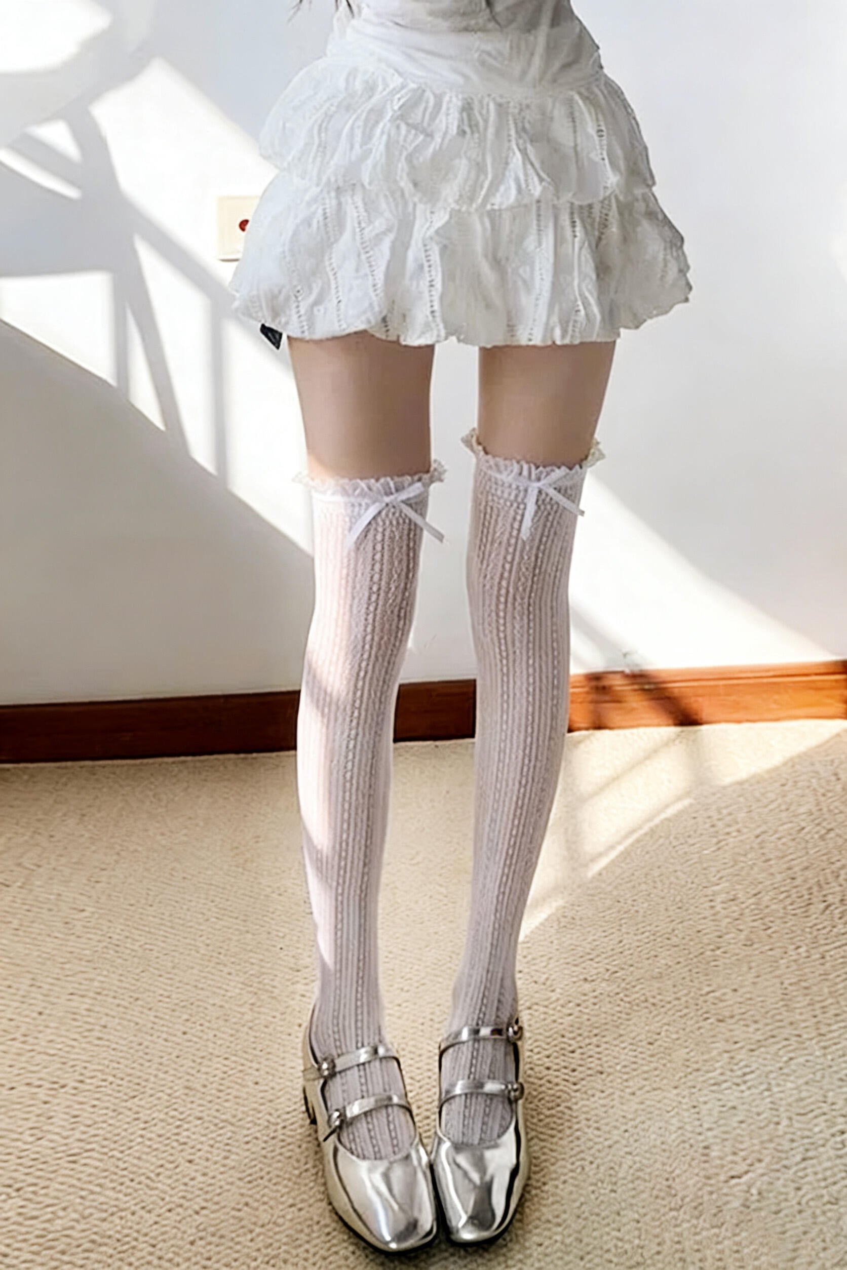 Premium Well-Worn Thigh-High Socks — High-Intensity Athletic Over-the-Knee Collection (As-Is)