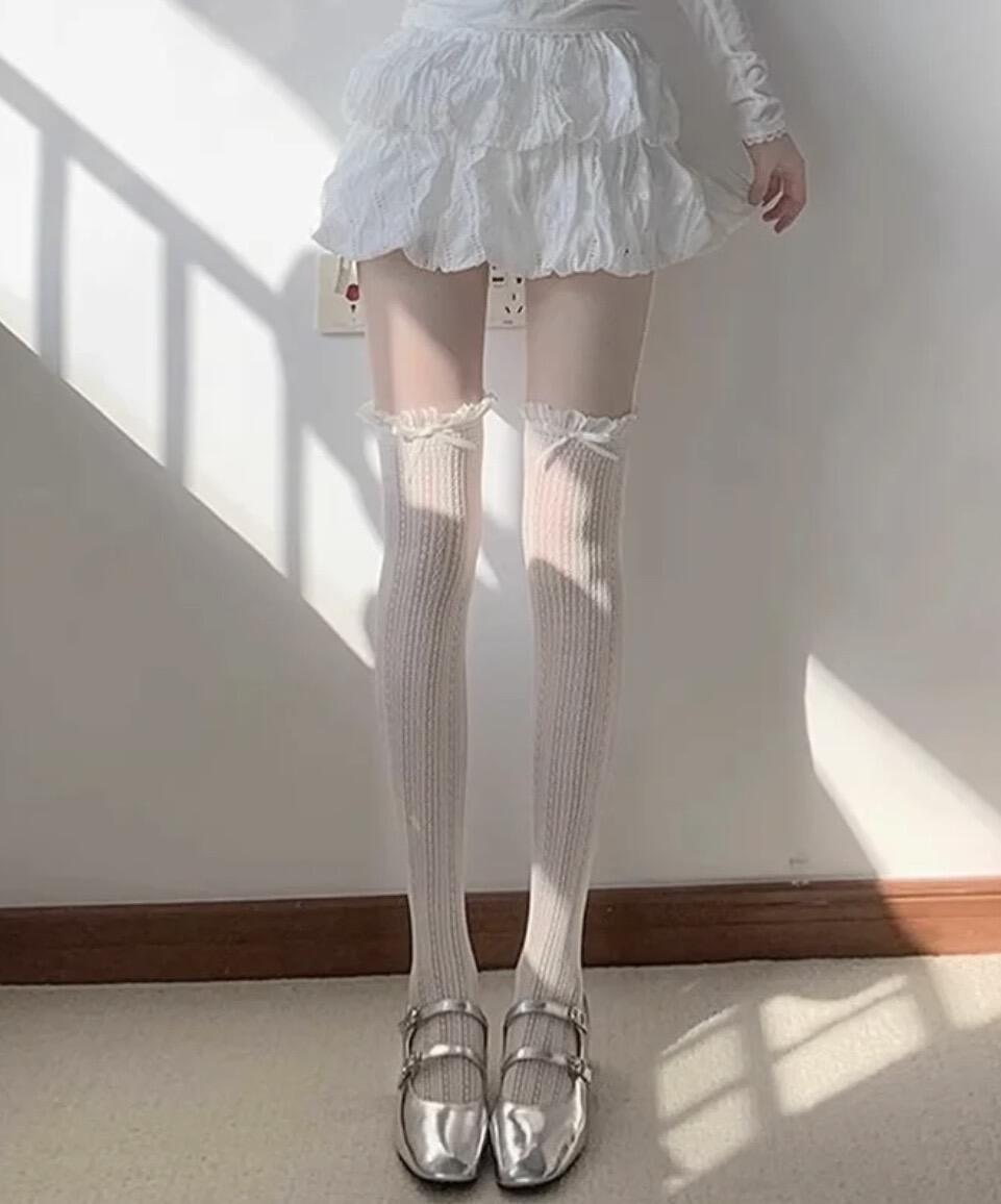 Premium Well-Worn Thigh-High Socks — High-Intensity Athletic Over-the-Knee Collection (As-Is)